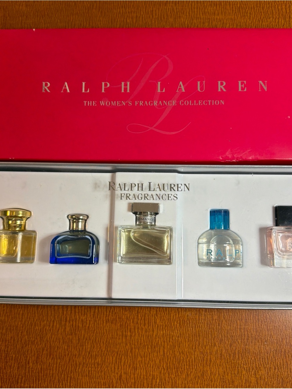 Ralph Lauren Women's Fragrance Mini Set - Pink, Blue, Gold, Clear